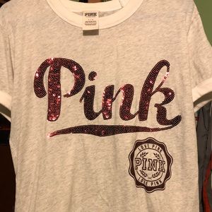 Vs pink bling shirt